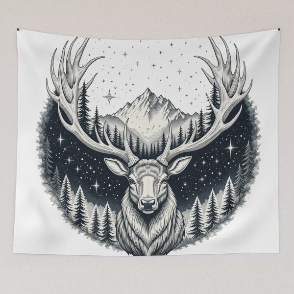 Item preview, Majestic Elk Antler Peaks designed and sold by RebelPaintBrush.