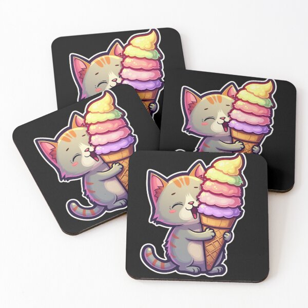 Item preview, Cat and the Ice Cream Cone designed and sold by SignumShop.