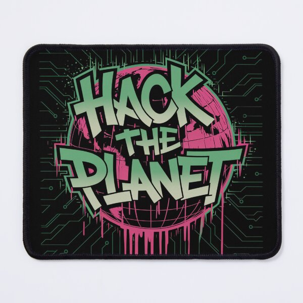 Item preview, Hack the Planet Cyberpunk Graphic Design Circuit Board Art designed and sold by pixelpopplanet.