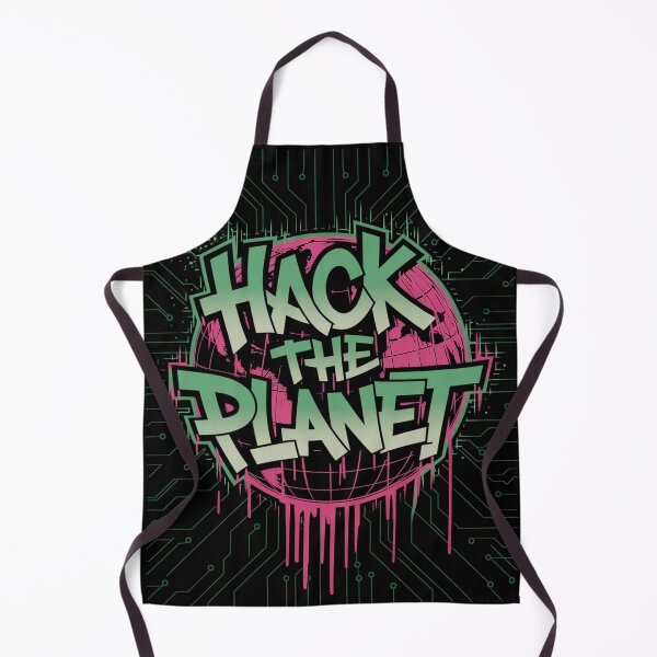 Item preview, Hack the Planet Cyberpunk Graphic Design Circuit Board Art designed and sold by pixelpopplanet.