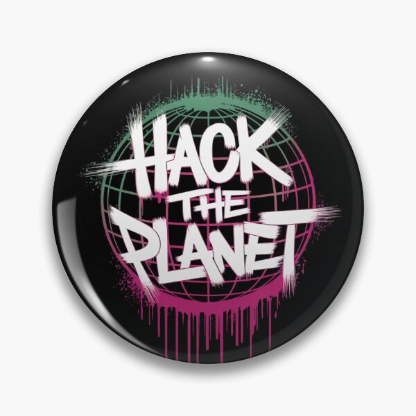 Item preview, Retro Cyberpunk Hack the Planet Design Poster Art designed and sold by pixelpopplanet.