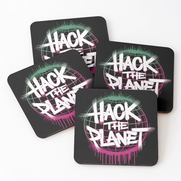 Item preview, Retro Cyberpunk Hack the Planet Design Poster Art designed and sold by pixelpopplanet.