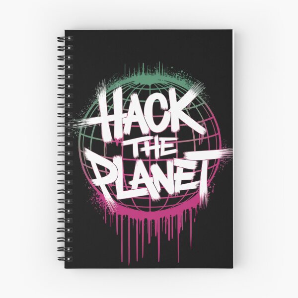 Item preview, Retro Cyberpunk Hack the Planet Design Poster Art designed and sold by pixelpopplanet.