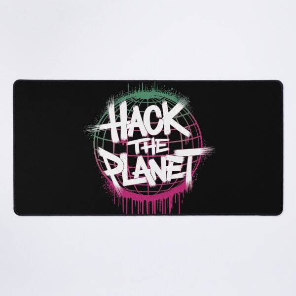 Item preview, Retro Cyberpunk Hack the Planet Design Poster Art designed and sold by pixelpopplanet.