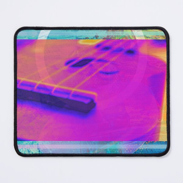 Item preview, A Very Hot Guitar With An Abstract BackGround designed and sold by BrightrDayMusicArt.