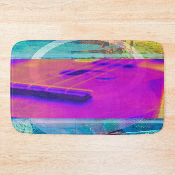 Item preview, A Very Hot Guitar With An Abstract BackGround designed and sold by BrightrDayMusicArt.