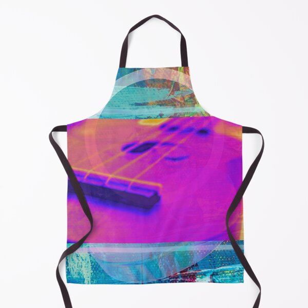 Item preview, A Very Hot Guitar With An Abstract BackGround designed and sold by BrightrDayMusicArt.