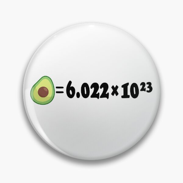 Item preview, Avocado avogadro's number  designed and sold by ZerpaGiovanna.