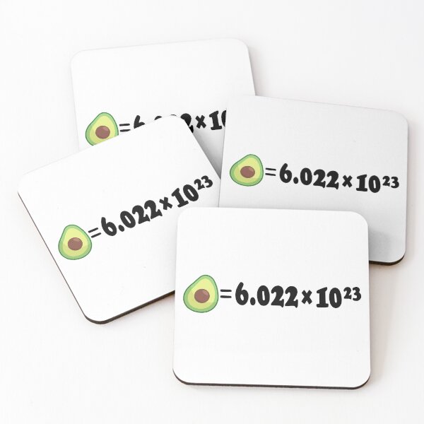 Item preview, Avocado avogadro's number  designed and sold by ZerpaGiovanna.
