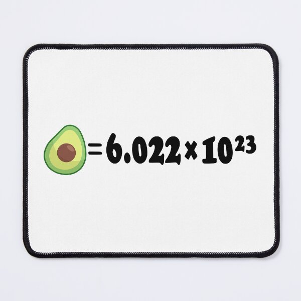 Item preview, Avocado avogadro's number designed and sold by ZerpaGiovanna.