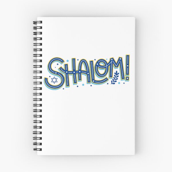 Item preview, shalom blue and yellow - hello!  designed and sold by jessicaleah15.
