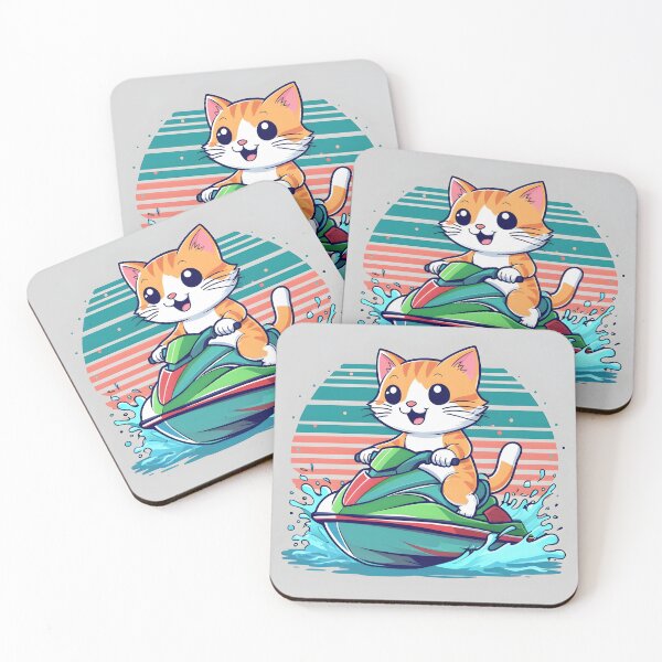 Item preview, Hit the beach and catch some waves with kitty! designed and sold by Monstermosh37.