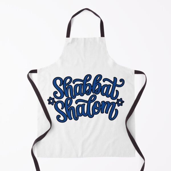 Artikelvorschau, Marineblau und schwarz Umriss Shabbat Shalom Kursivschrift entworfen und verkauft von jessicaleah15.