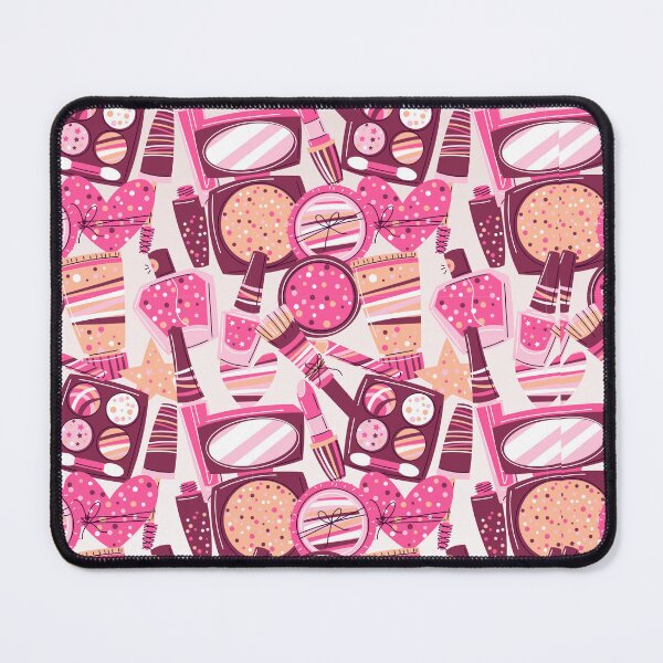 Item preview, Glamorous Makeup Pattern, Pink Cosmetic Essentials, Beauty Lover’s Dream designed and sold by ChainsArt.