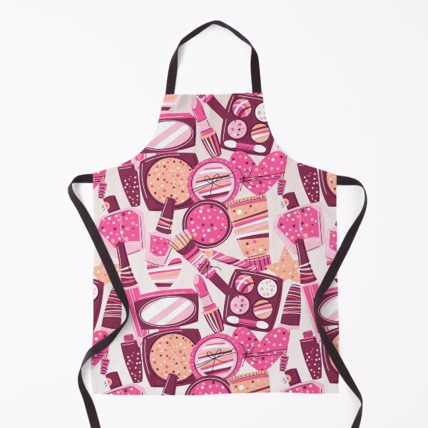 Item preview, Glamorous Makeup Pattern, Pink Cosmetic Essentials, Beauty Lover’s Dream designed and sold by ChainsArt.