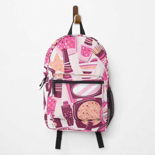 Item preview, Glamorous Makeup Pattern, Pink Cosmetic Essentials, Beauty Lover’s Dream designed and sold by ChainsArt.