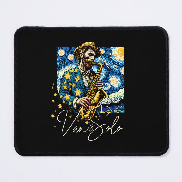 Item preview, Vincent Van Gogh Playing Saxophone Women Men Music and Art Fan designed and sold by DAMOTAmagazine.