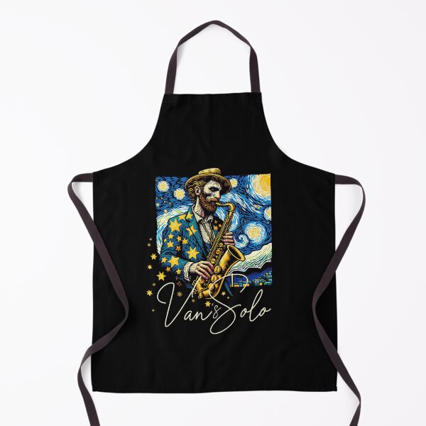 Item preview, Vincent Van Gogh Playing Saxophone Women Men Music and Art Fan designed and sold by DAMOTAmagazine.