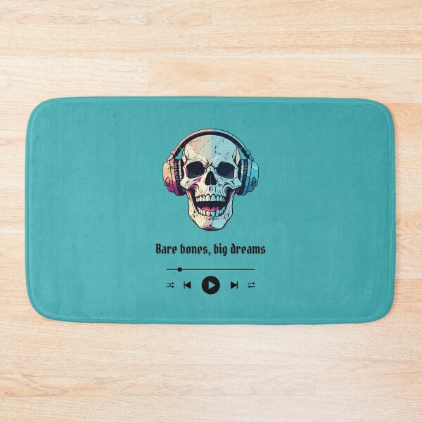 Item preview, Bare Bones, Big Dreams: Music-Loving Skull T-Shirt designed and sold by ChitraWoman.