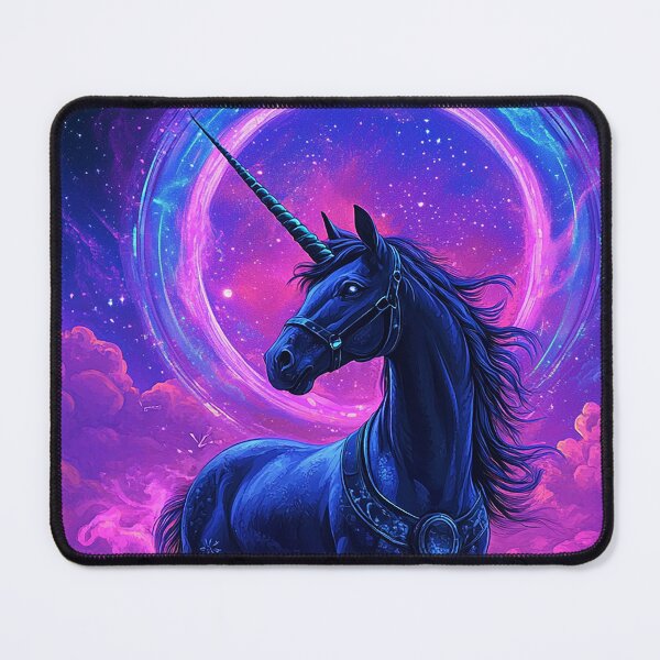 Item preview, Mystical Black Unicorn Esoteric Prophecy of the 3rd Eye Ascension designed and sold by esotericorigins.