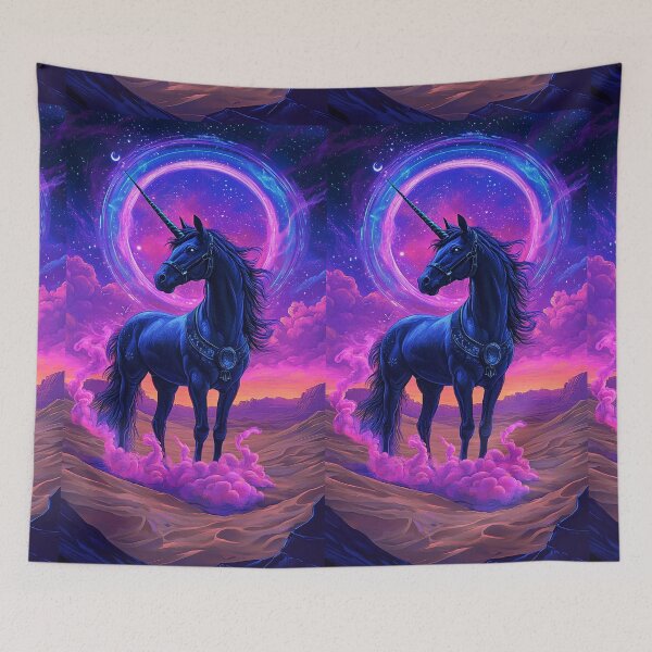 Item preview, Mystical Black Unicorn Esoteric Prophecy of the 3rd Eye Ascension designed and sold by esotericorigins.