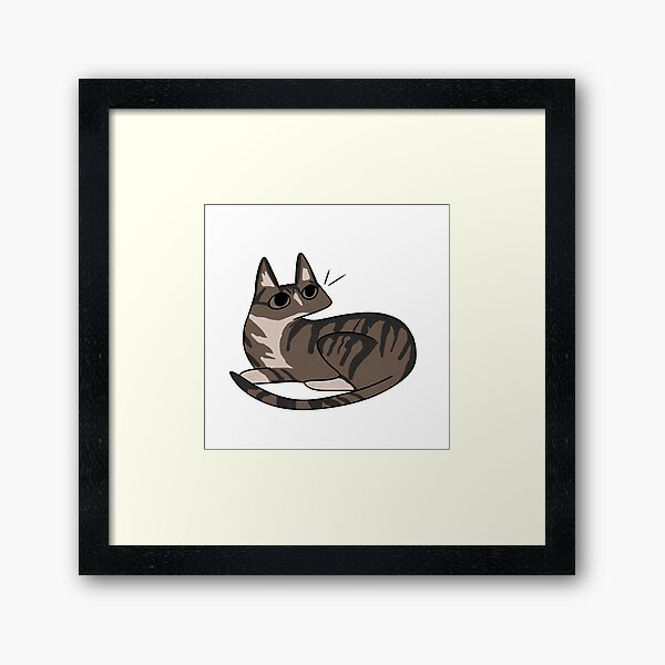 Item preview, Tabby cat cartoon designed and sold by cetfish.