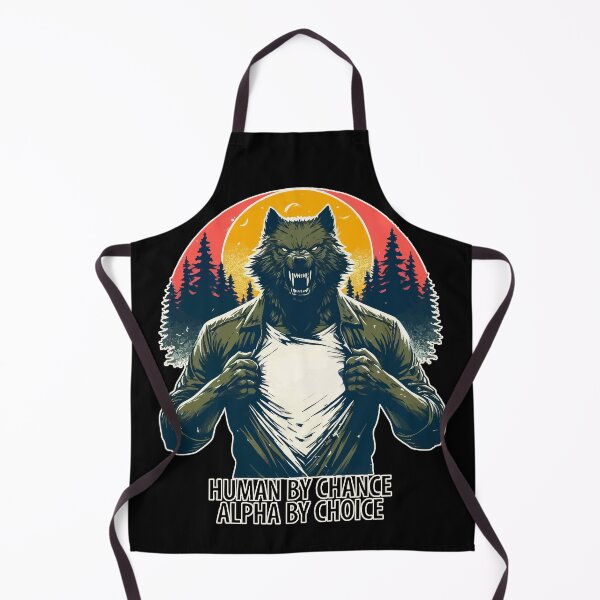 Item preview, Human By Chance Alpha By Choice Funny Werewolf designed and sold by TomFrontierArt.