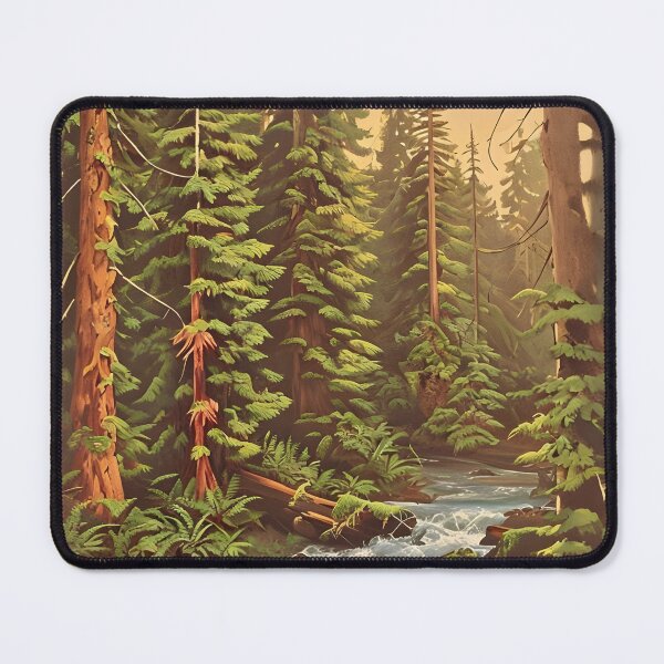 Item preview, West Coast Forest Retro designed and sold by Sherri Jean McCulloch.