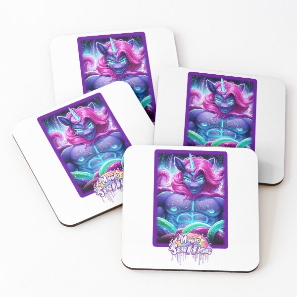 Item preview, MAGIC STALLION - GLITTER DARK RULER (WHITE) designed and sold by Dolls X Beauty.