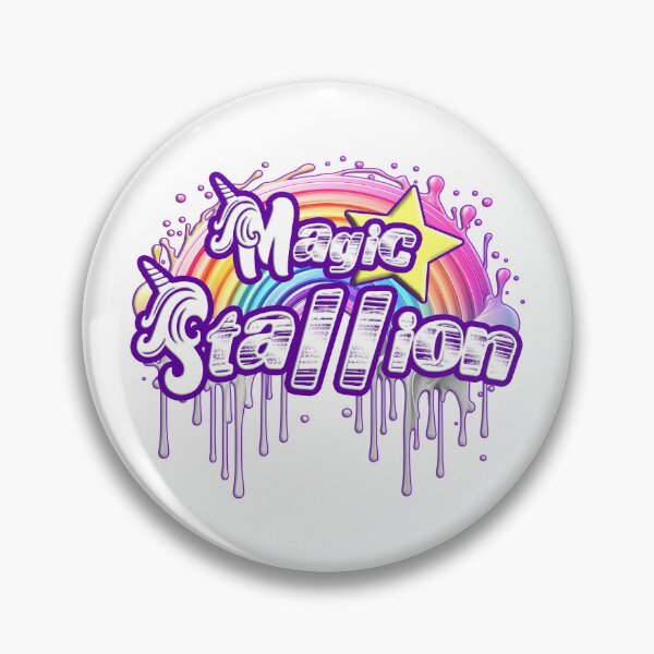 Item preview, MAGIC STALLION - GLITTER DARK RULER (WHITE) designed and sold by Dolls X Beauty.
