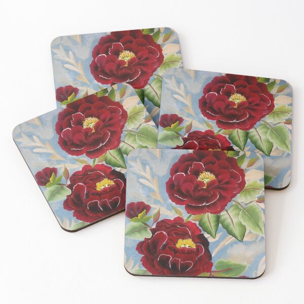 Item preview, Red Peonies designed and sold by Catpage.