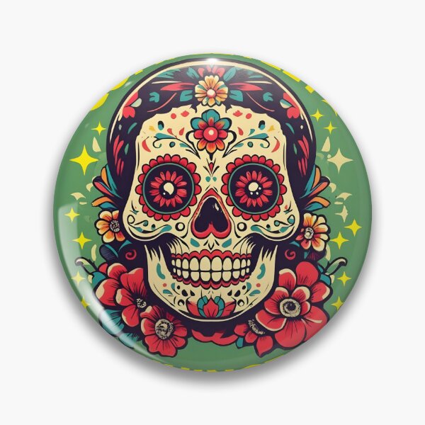 Item preview, Completely Unhinged Sugar Skull designed and sold by Monstermosh37.