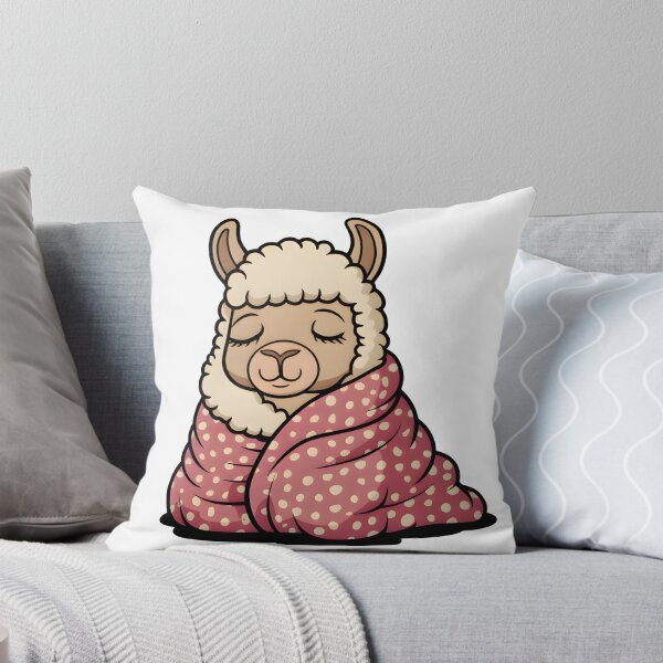 Item preview, Cozy cute sleepy Llama  designed and sold by homeaven.