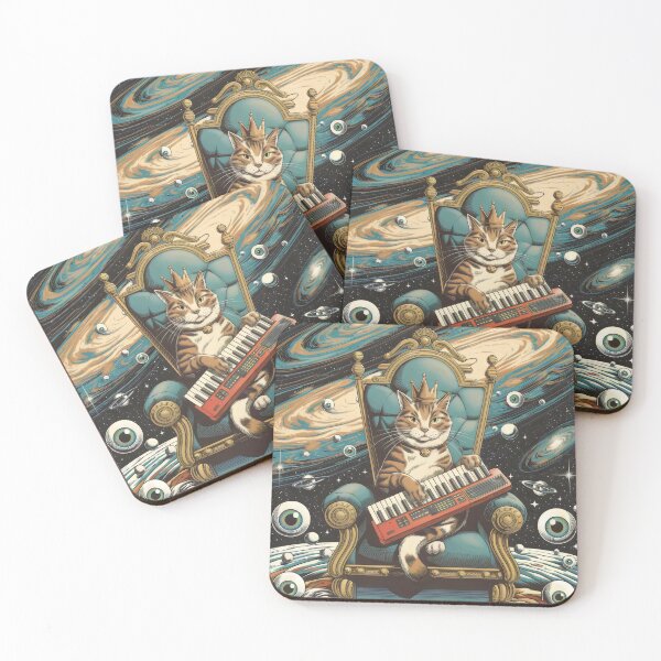 Item preview, Cosmic Cat Musician designed and sold by Cherry-Cat.