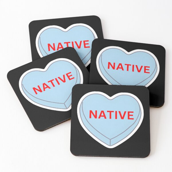 Item preview, Native Candy Heart - Light Blue  designed and sold by JMWCD.