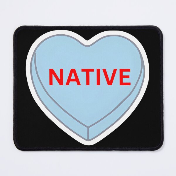 Item preview, Native Candy Heart - Light Blue  designed and sold by JMWCD.