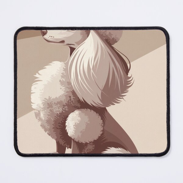 Item preview, "Elegant Poodle Digital Art – Stylish Poodle Illustration" designed and sold by Bohospiritart.