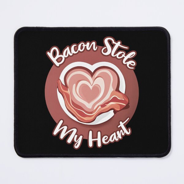 Item preview, Bacon Stole My Heart designed and sold by SpacePigsZone.