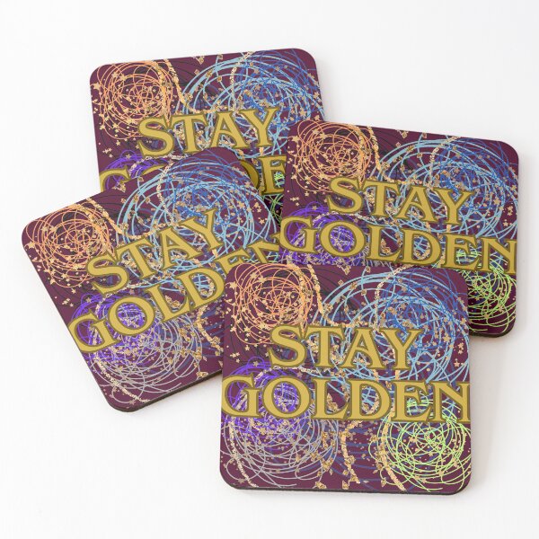 Item preview, Vibrant Stay Golden Design designed and sold by Arte82.