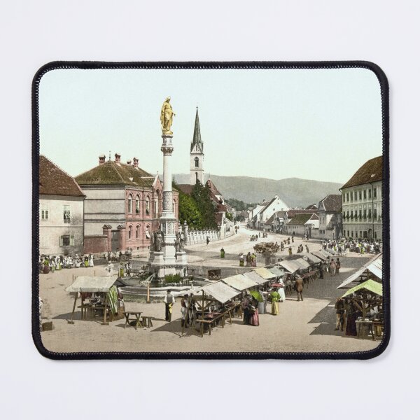 Item preview, Marketplace in Zagreb designed and sold by 19th Century in Color.