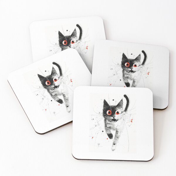 Item preview, Drawing cat animal art #cat #kitty designed and sold by JBJart.