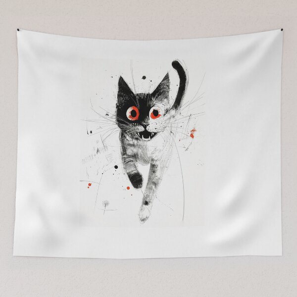 Item preview, Drawing cat animal art #cat #kitty designed and sold by JBJart.