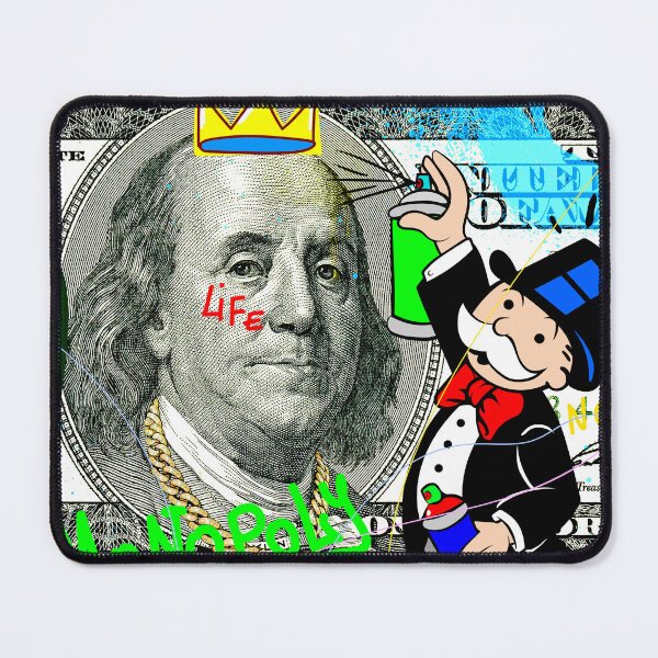 Item preview, Monopoly Madness: Graffiti-Inspired Dollar Bill designed and sold by DonVivaldo.