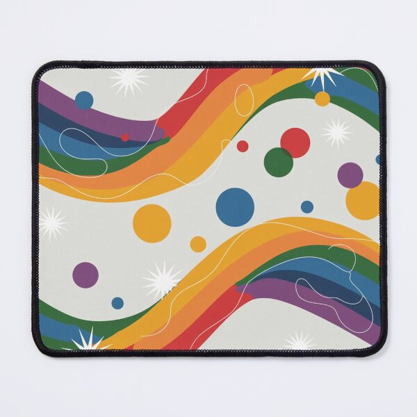 Item preview, Cosmic Rainbow Waves designed and sold by Furbulous Faces.