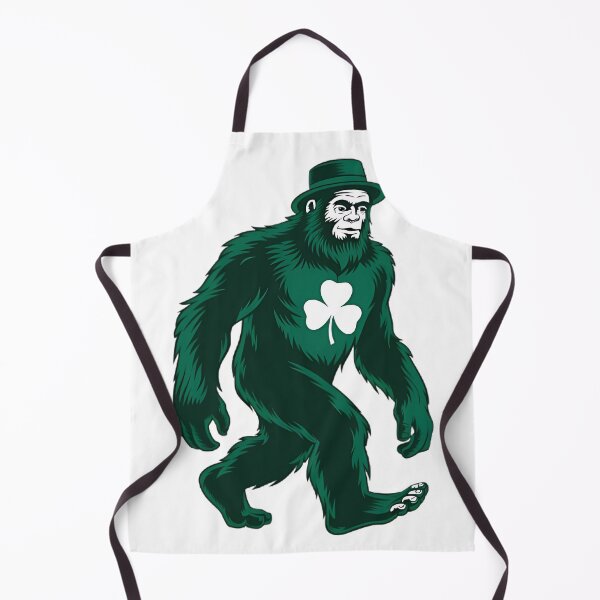 Item preview, St. Patrick's Day Bigfoot Sasquatch Shamrock designed and sold by ArtfulMarie ⭐️⭐️⭐️⭐️⭐️.