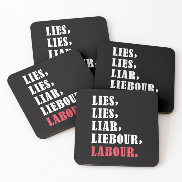 Item preview, Lies, lies, liar, liebour, Labour designed and sold by Gammonandpineapple.