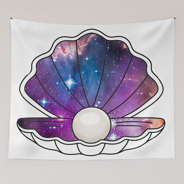Item preview, Galaxy Clam designed and sold by PurrfectPixels.