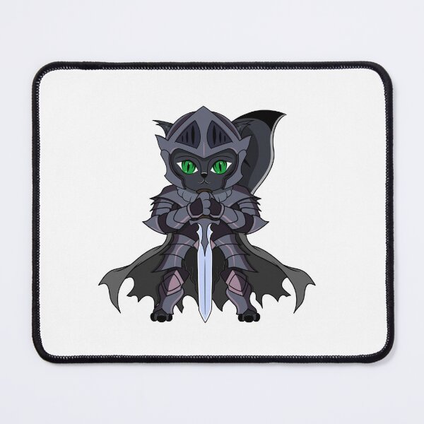 Item preview, Cute Black Knight Cartoon Cat designed and sold by DrisT-Graphics.