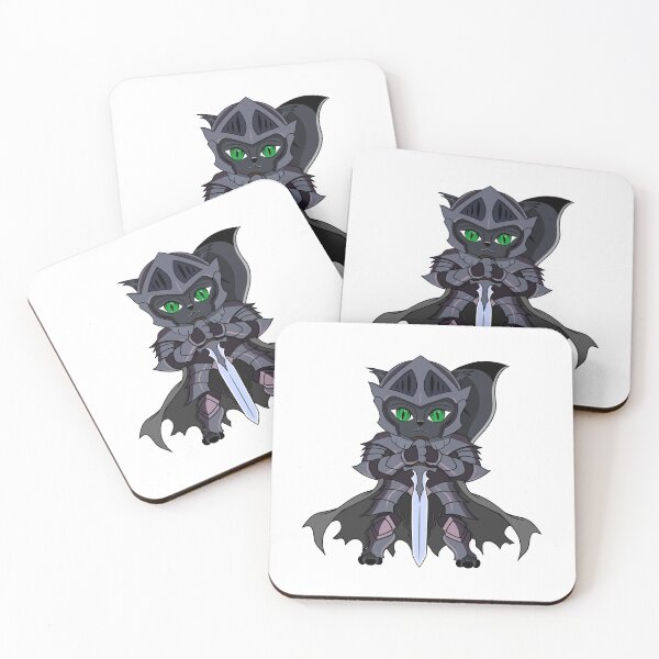 Item preview, Cute Black Knight Cartoon Cat designed and sold by DrisT-Graphics.