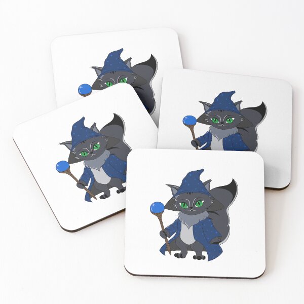 Item preview, Cute Black Cartoon Wizard Cat designed and sold by DrisT-Graphics.